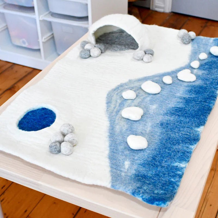 LARGE ARCTIC PLAY MAT PLAYSCAPE by TARA TREASURES - The Playful Collective