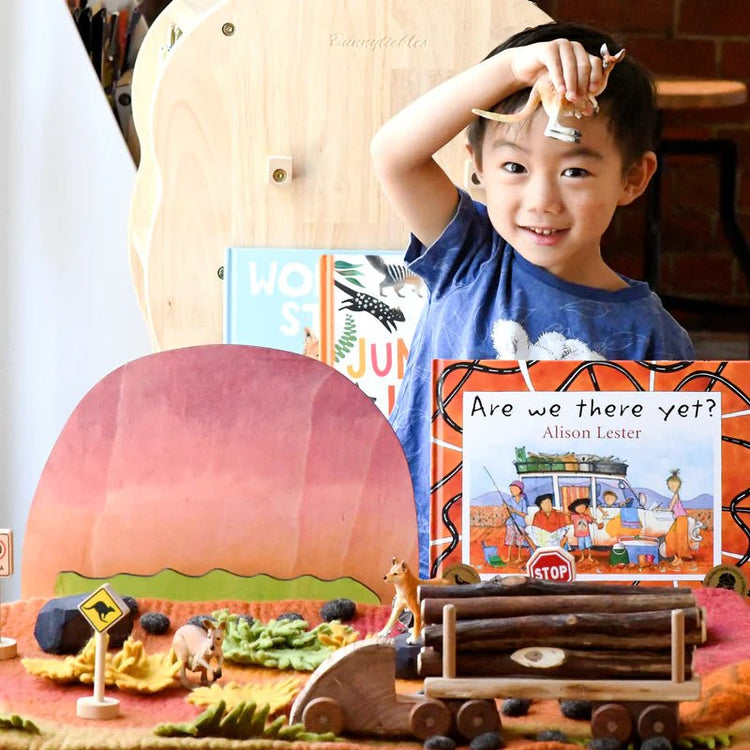 LARGE AUSTRALIAN OUTBACK PLAY MAT PLAYSCAPE by TARA TREASURES - The Playful Collective