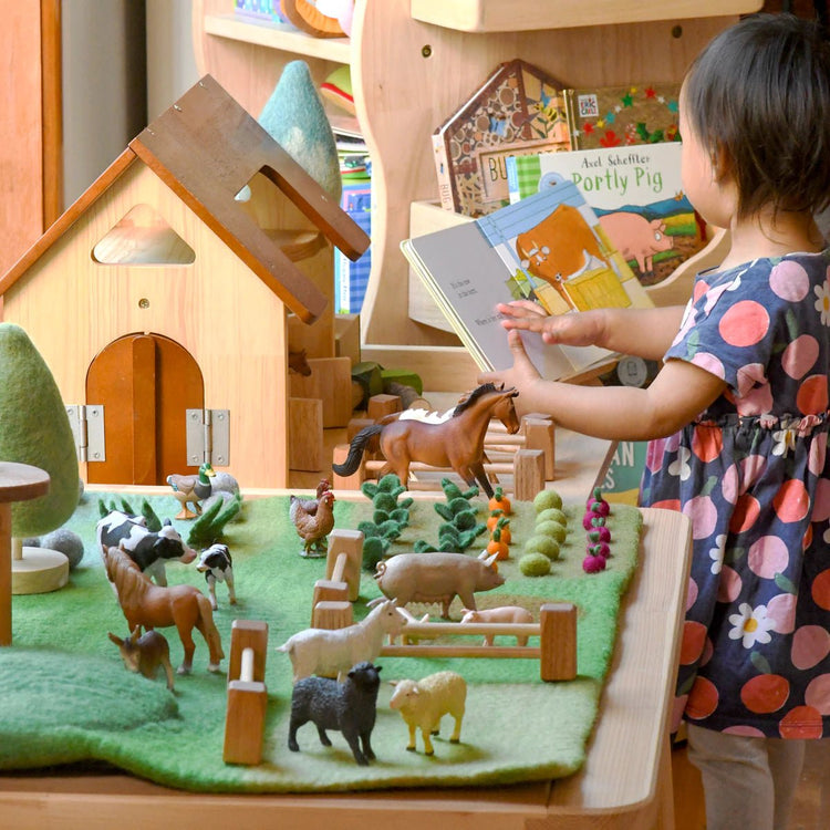 LARGE FARM FELT PLAY MAT PLAYSCAPE by TARA TREASURES - The Playful Collective