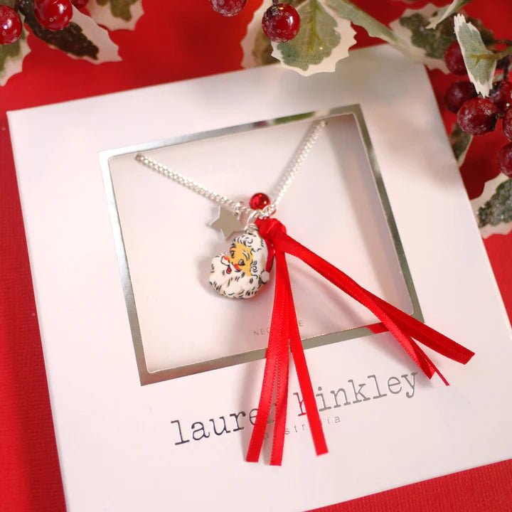 LAUREN HINKLEY | HOLLY JOLLY SANTA NECKLACE *PRE-ORDER* by LAUREN HINKLEY AUSTRALIA - The Playful Collective
