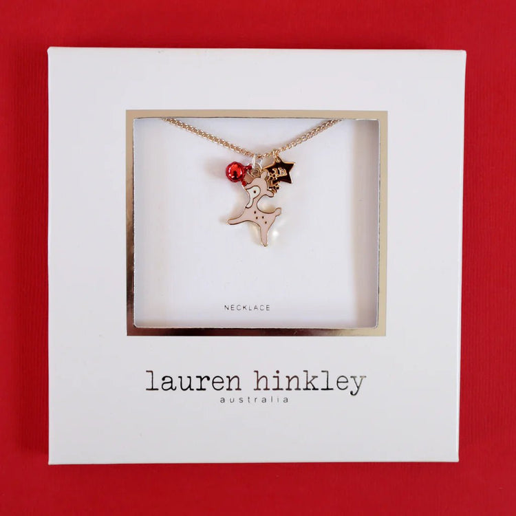 LAUREN HINKLEY | JINGLE BELL REINDEER NECKLACE *PRE-ORDER* by LAUREN HINKLEY AUSTRALIA - The Playful Collective