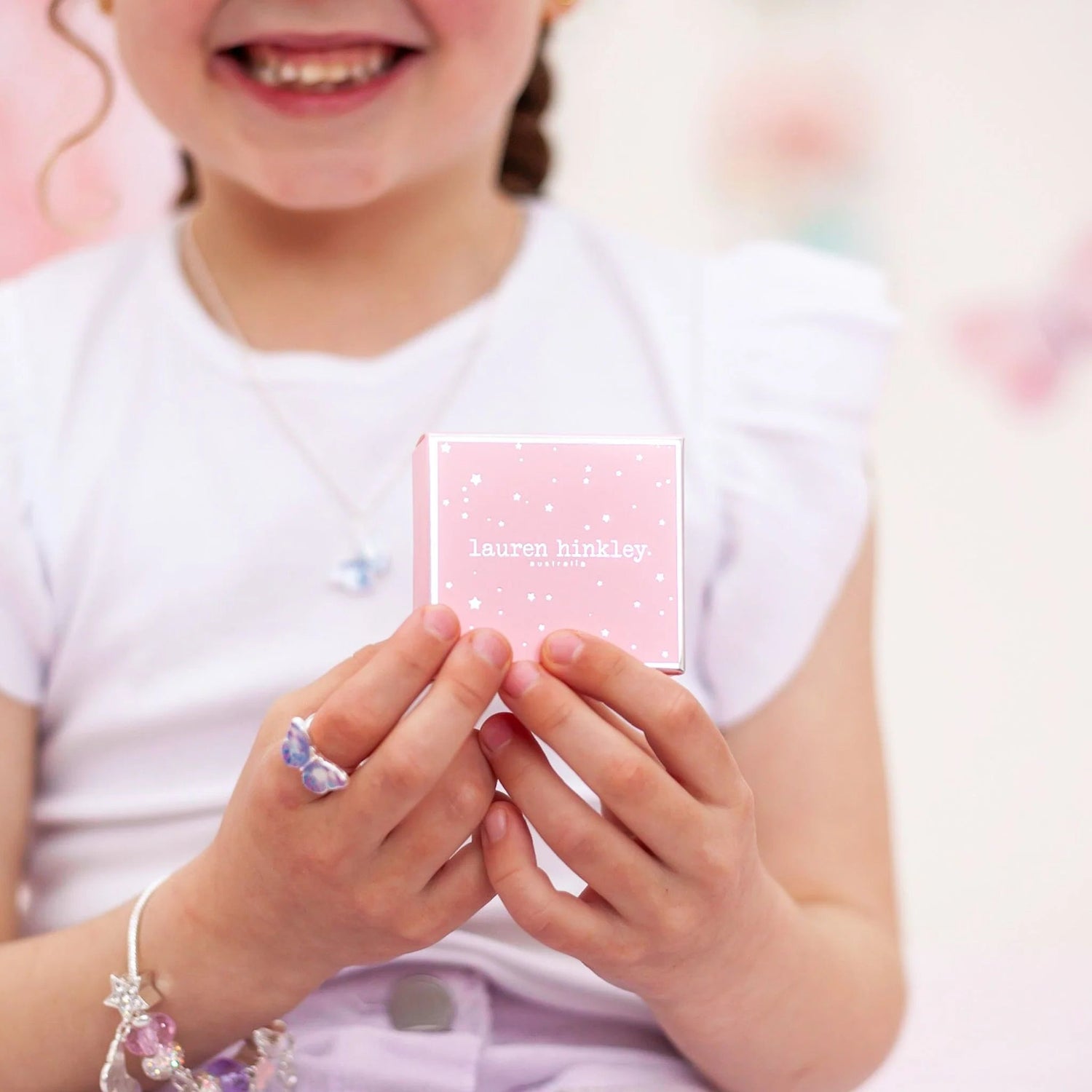 LAUREN HINKLEY | PURPLE BUTTERFLY MAGIC NECKLACE by LAUREN HINKLEY AUSTRALIA - The Playful Collective