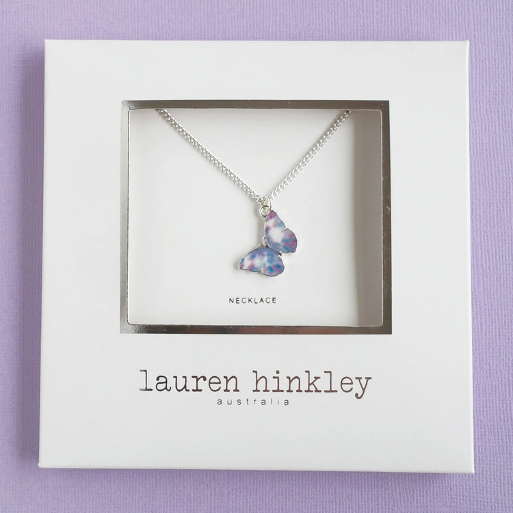 LAUREN HINKLEY | PURPLE BUTTERFLY MAGIC NECKLACE by LAUREN HINKLEY AUSTRALIA - The Playful Collective