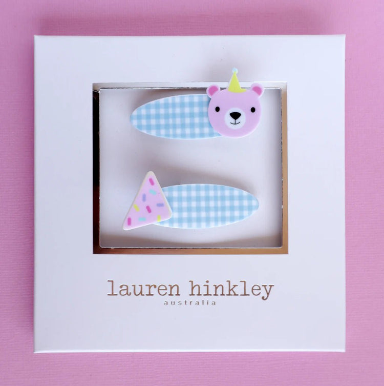 LAUREN HINKLEY | TEA PARTY FAIRY BREAD BEAR HAIR CLIPS by LAUREN HINKLEY AUSTRALIA - The Playful Collective