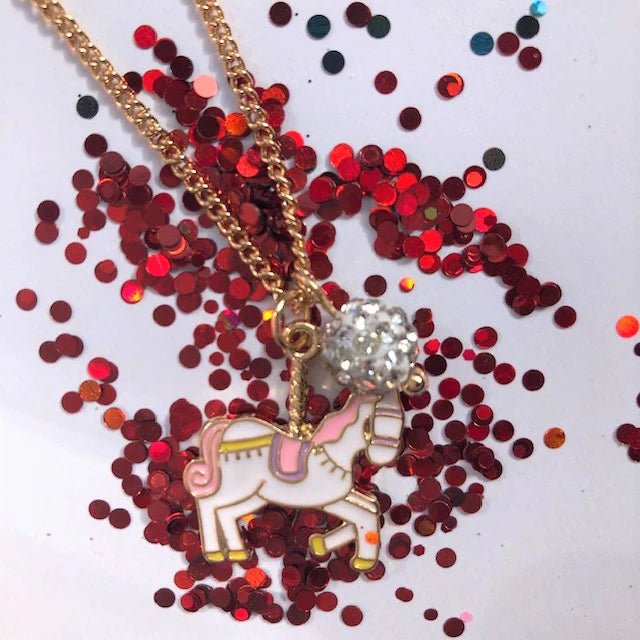 LAUREN HINKLEY | UNICORN CAROUSEL GOLD NECKLACE *PRE-ORDER* by LAUREN HINKLEY AUSTRALIA - The Playful Collective