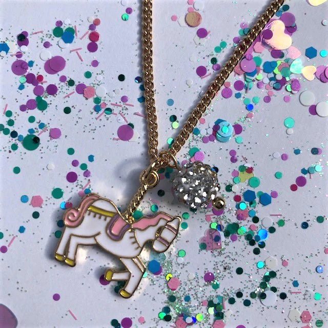 LAUREN HINKLEY | UNICORN CAROUSEL GOLD NECKLACE *PRE-ORDER* by LAUREN HINKLEY AUSTRALIA - The Playful Collective