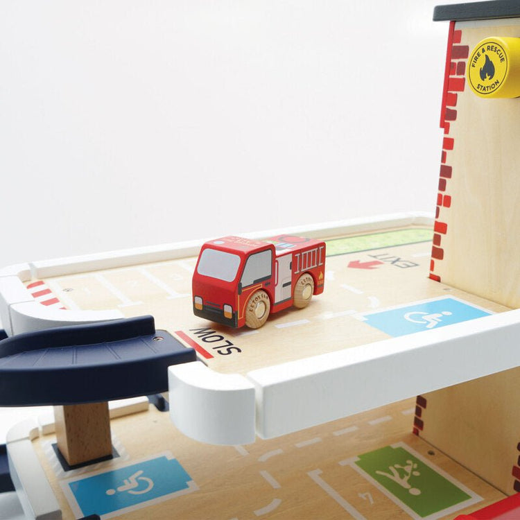 LE TOY VAN | GEORGE'S FIRE & RESCUE GARAGE by LE TOY VAN - The Playful Collective