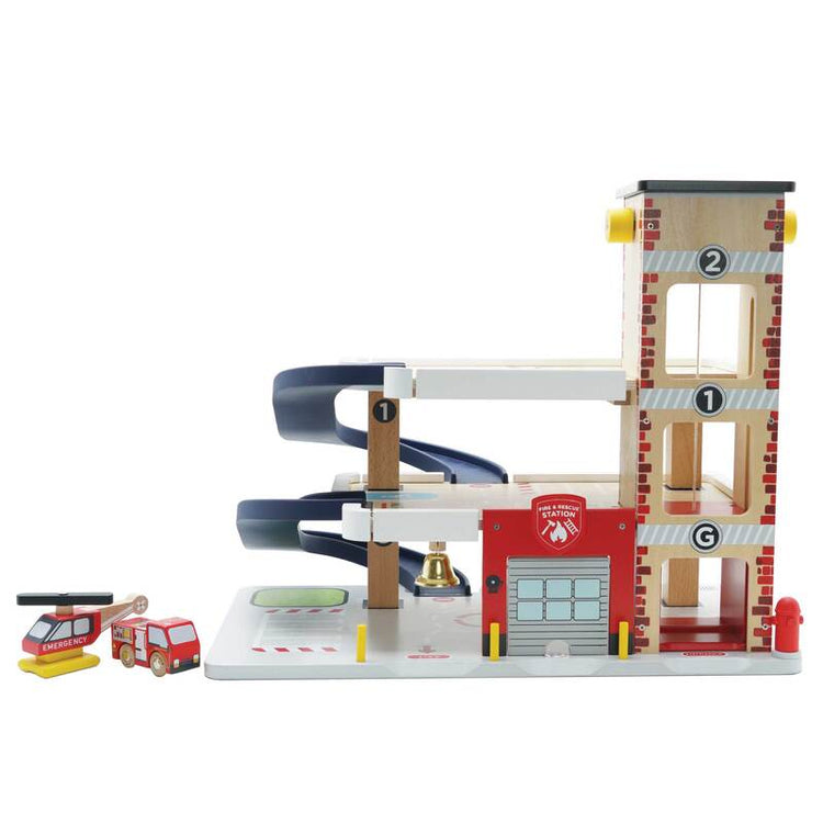 LE TOY VAN | GEORGE'S FIRE & RESCUE GARAGE by LE TOY VAN - The Playful Collective