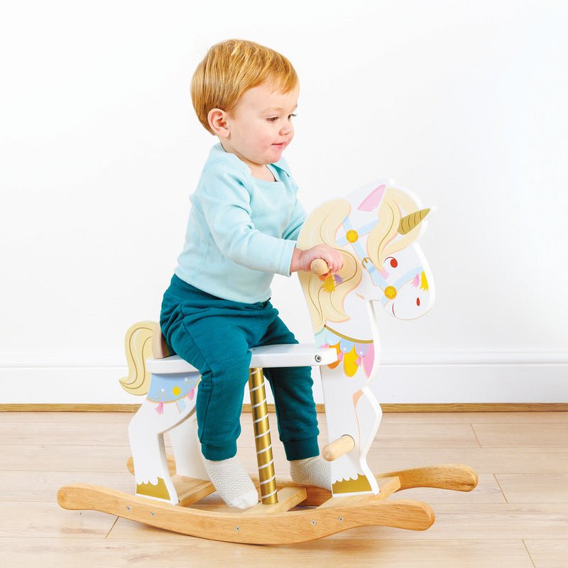 LE TOY VAN | PETILOU ROCKING UNICORN CAROUSEL by LE TOY VAN - The Playful Collective