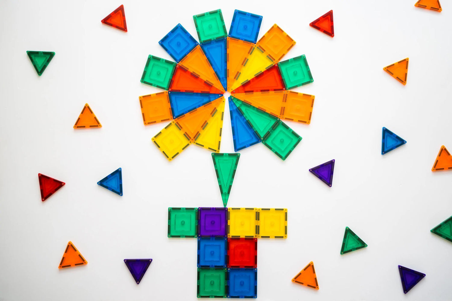 LEARN & GROW MAGNETIC TILES - 110 PIECE SET (NEW DESIGN) by LEARN & GROW TOYS - The Playful Collective