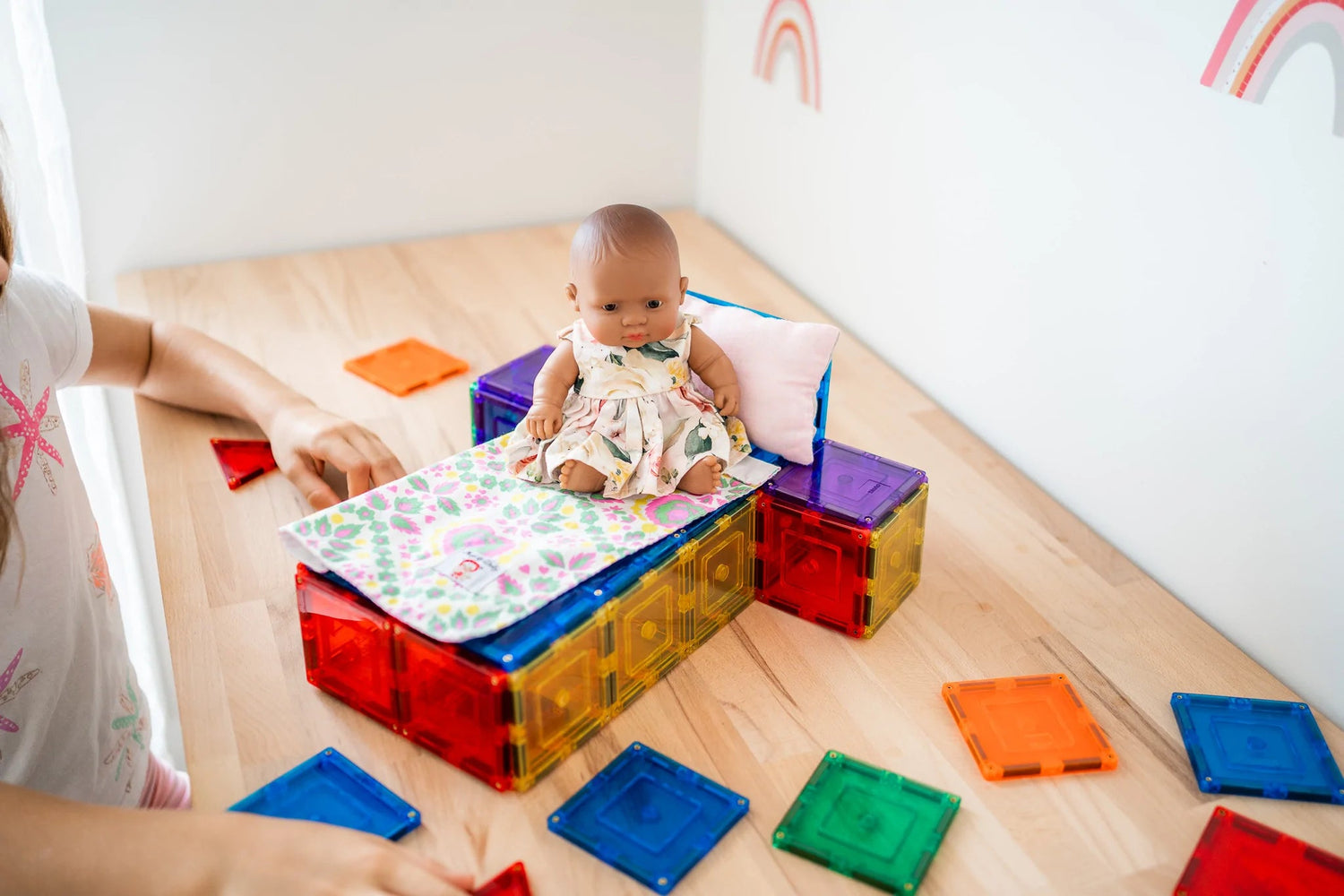 LEARN & GROW MAGNETIC TILES - 110 PIECE SET (NEW DESIGN) by LEARN & GROW TOYS - The Playful Collective