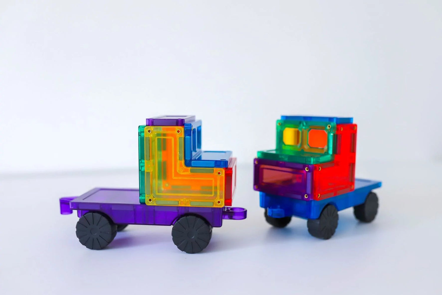 LEARN & GROW MAGNETIC TILES - CAR PACK 28 PIECE (NEW DESIGN) by LEARN & GROW TOYS - The Playful Collective