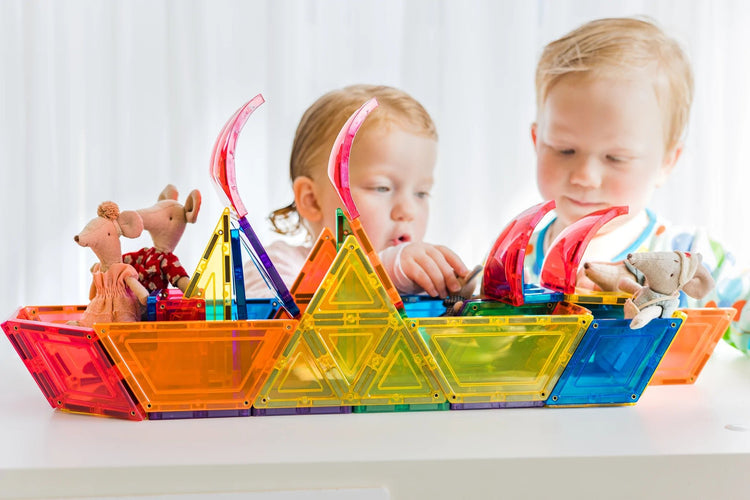 LEARN & GROW MAGNETIC TILES - DOME PACK (18 PIECE) *PRE-ORDER* by LEARN & GROW TOYS - The Playful Collective