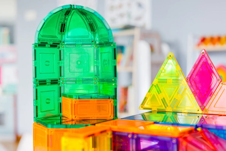 LEARN & GROW MAGNETIC TILES - DOME PACK (18 PIECE) *PRE-ORDER* by LEARN & GROW TOYS - The Playful Collective