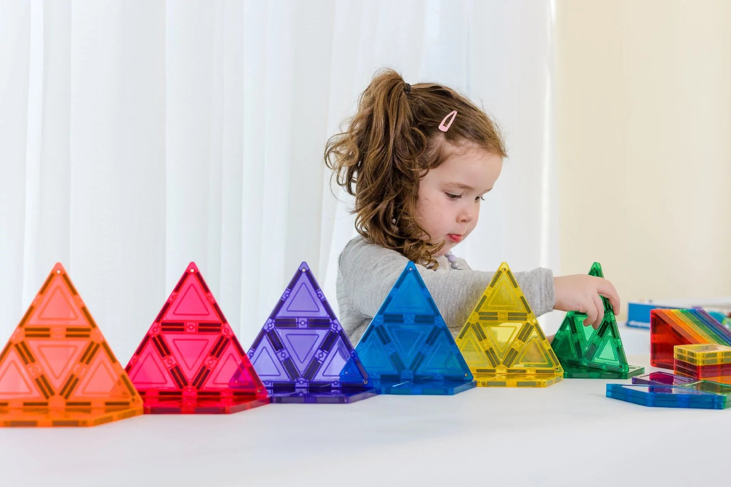LEARN & GROW MAGNETIC TILES - GEOMETRY PACK (36 PIECE) *PRE-ORDER* by LEARN & GROW TOYS - The Playful Collective