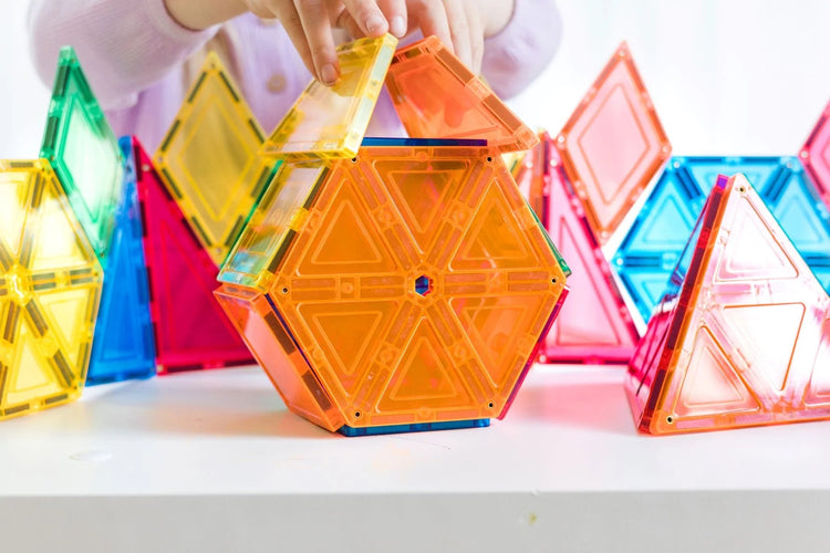 LEARN & GROW MAGNETIC TILES - GEOMETRY PACK (36 PIECE) *PRE-ORDER* by LEARN & GROW TOYS - The Playful Collective