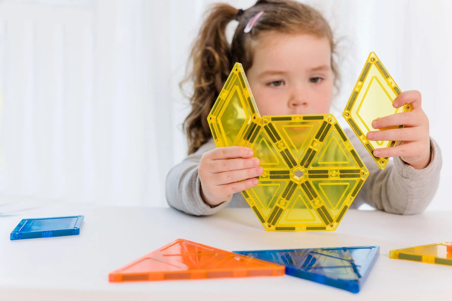 LEARN & GROW MAGNETIC TILES - GEOMETRY PACK (36 PIECE) *PRE-ORDER* by LEARN & GROW TOYS - The Playful Collective