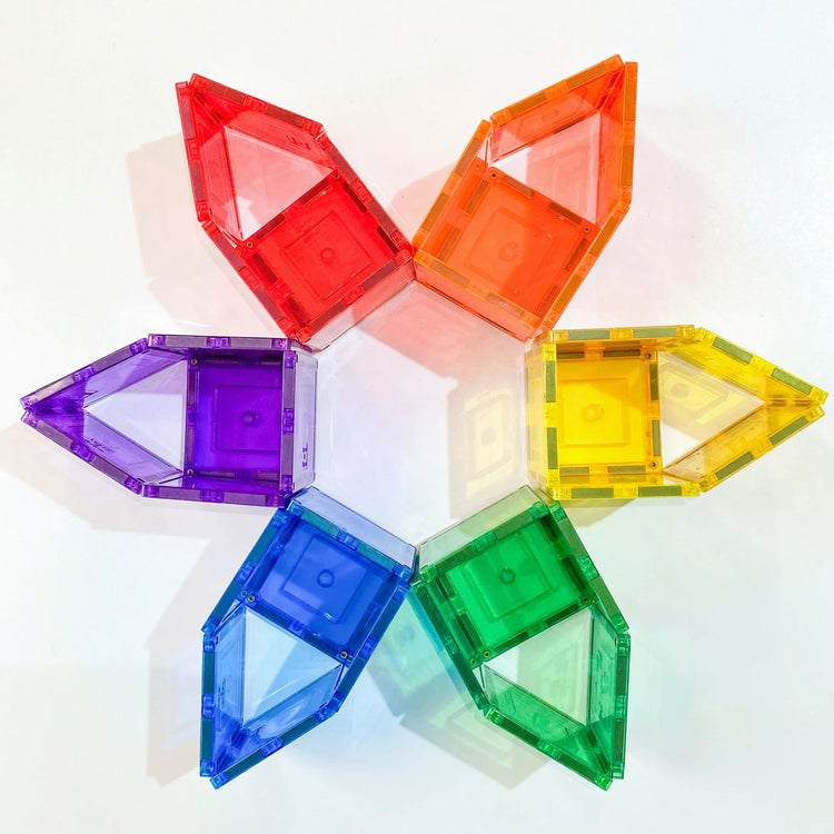 LEARN & GROW MAGNETIC TILES - SMALL SQUARE PACK (36 PIECE) *PRE-ORDER* by LEARN & GROW TOYS - The Playful Collective