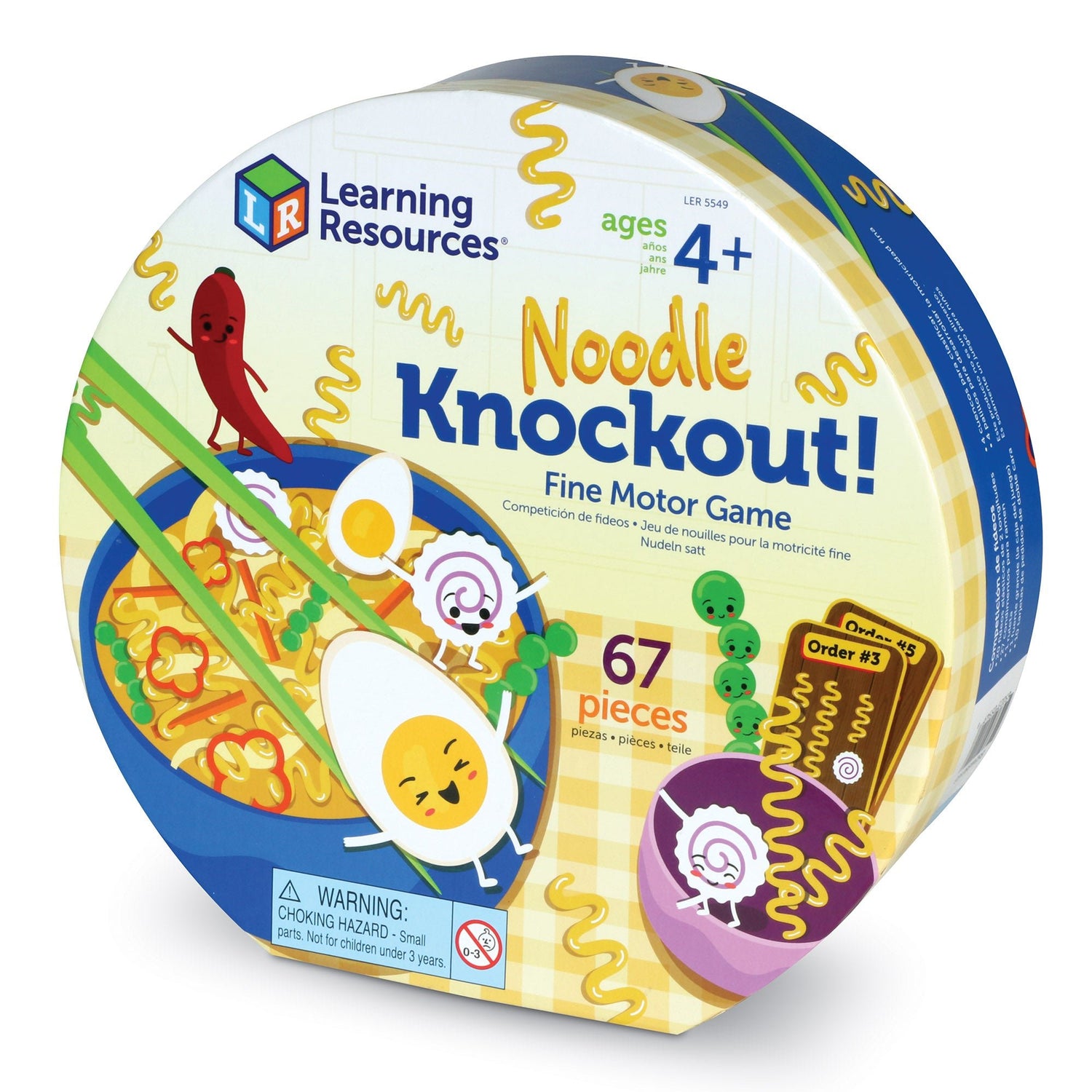LEARNING RESOURCES | NOODLE KNOCKOUT! FINE MOTOR GAME by LEARNING RESOURCES - The Playful Collective