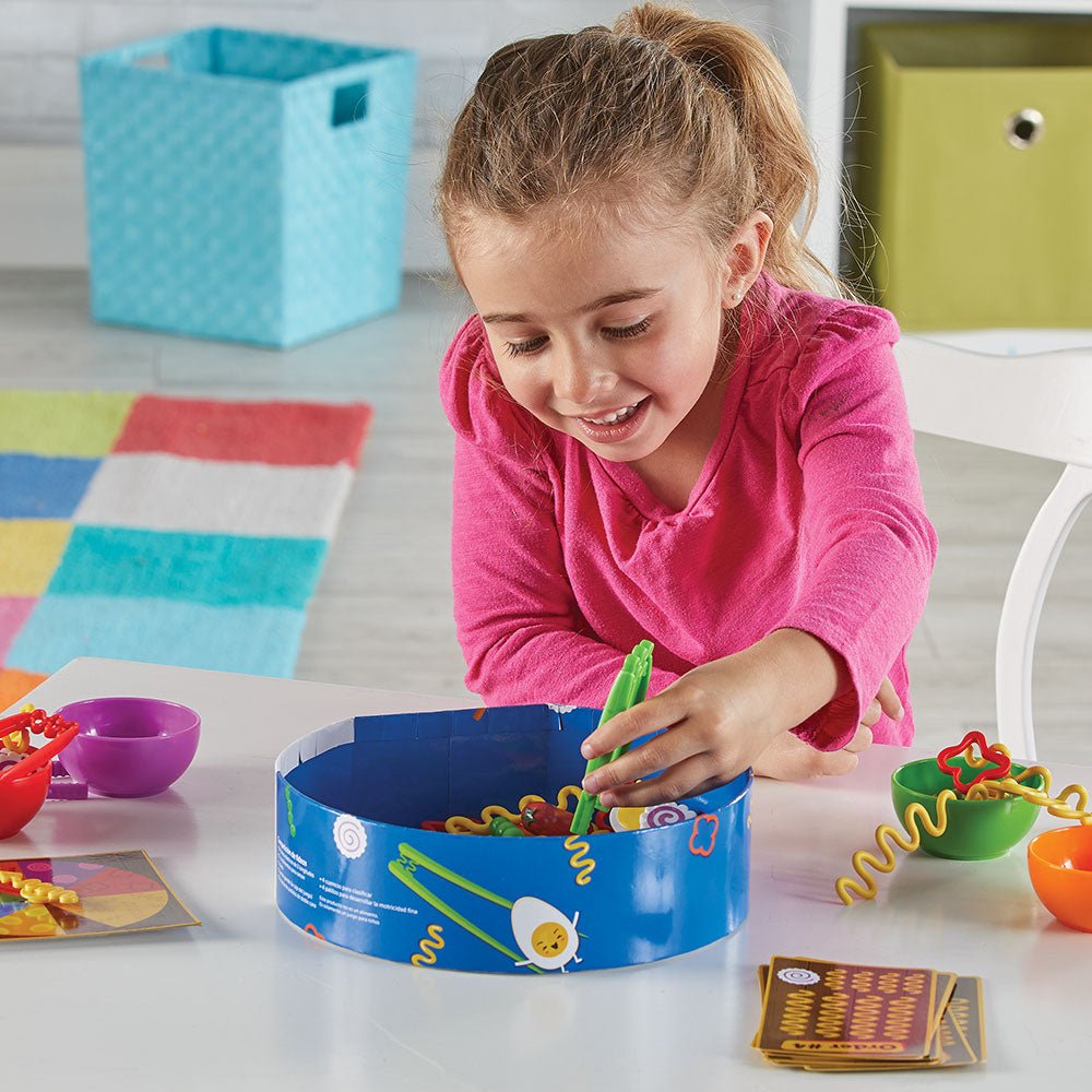 LEARNING RESOURCES | NOODLE KNOCKOUT! FINE MOTOR GAME by LEARNING RESOURCES - The Playful Collective