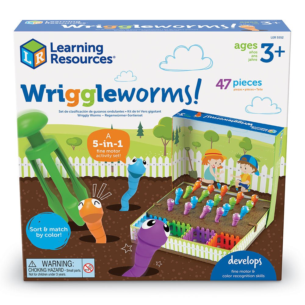 LEARNING RESOURCES | WRIGGLEWORMS! FINE MOTOR ACTIVITY SET by LEARNING RESOURCES - The Playful Collective