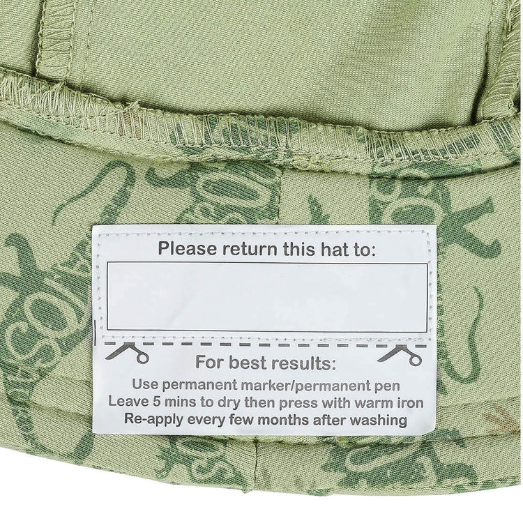 LEGIONNAIRE FLAP HAT - PREHISTORIC 0-3 mths / 37cm / XXS by BEDHEAD HATS - The Playful Collective