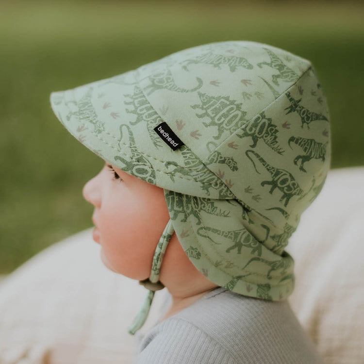 LEGIONNAIRE FLAP HAT - PREHISTORIC 0-3 mths / 37cm / XXS by BEDHEAD HATS - The Playful Collective
