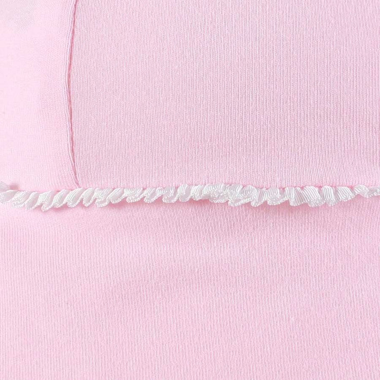 LEGIONNAIRE RUFFLE TRIM FLAP HAT - BLUSH 0-3 mths / 37cm / XXS by BEDHEAD HATS - The Playful Collective