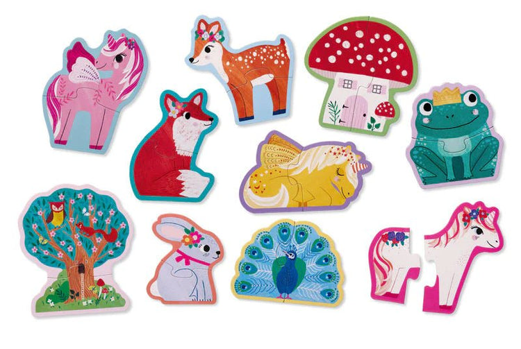 LET'S BEGIN 2 PC PUZZLE - UNICORN by CROCODILE CREEK - The Playful Collective