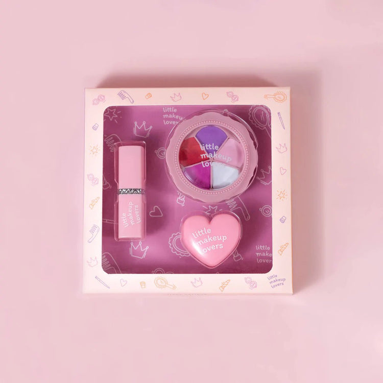 LITTLE MAKEUP LOVERS - MISS SWEETHEART PRETEND MAKEUP SET Pearl Pink by LITTLE MAKEUP LOVERS - The Playful Collective