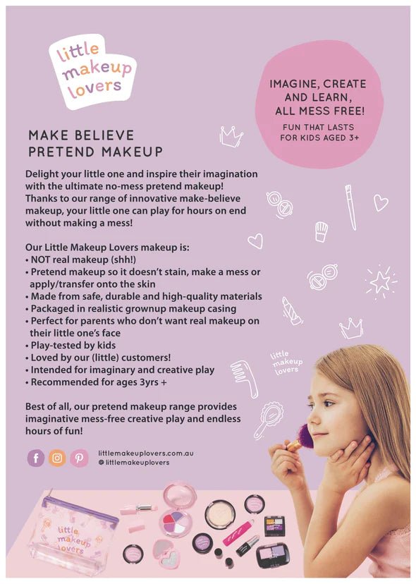 LITTLE MAKEUP LOVERS PRETEND LIPSTICK Pearl Pink by LITTLE MAKEUP LOVERS - The Playful Collective