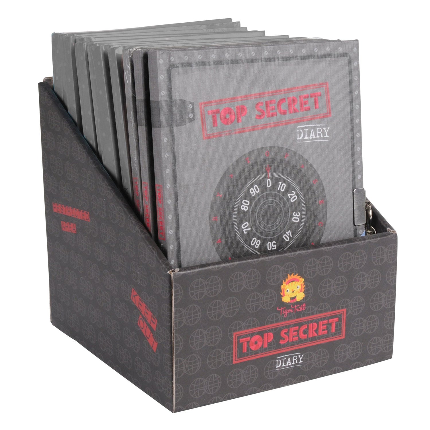 LOCKABLE DIARY - TOP SECRET by TIGER TRIBE - The Playful Collective