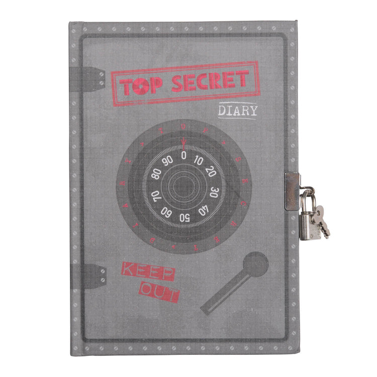 LOCKABLE DIARY - TOP SECRET by TIGER TRIBE - The Playful Collective