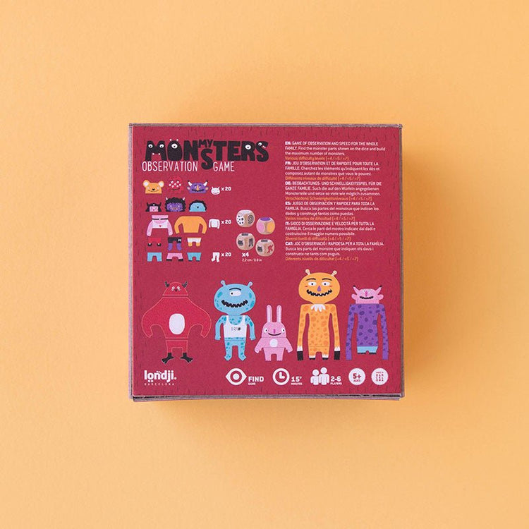 LONDJI OBSERVATION GAME - MY MONSTERS *PRE-ORDER* by LONDJI - The Playful Collective