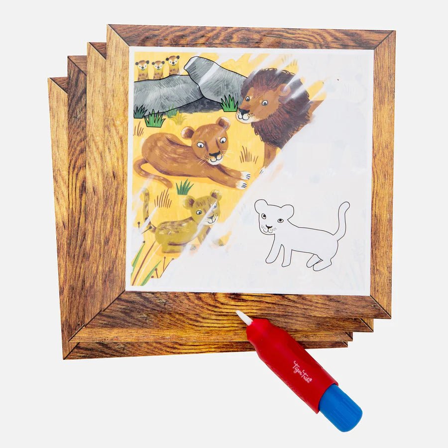 MAGIC PAINTING WORLD - SAFARI ADVENTURES by TIGER TRIBE - The Playful Collective