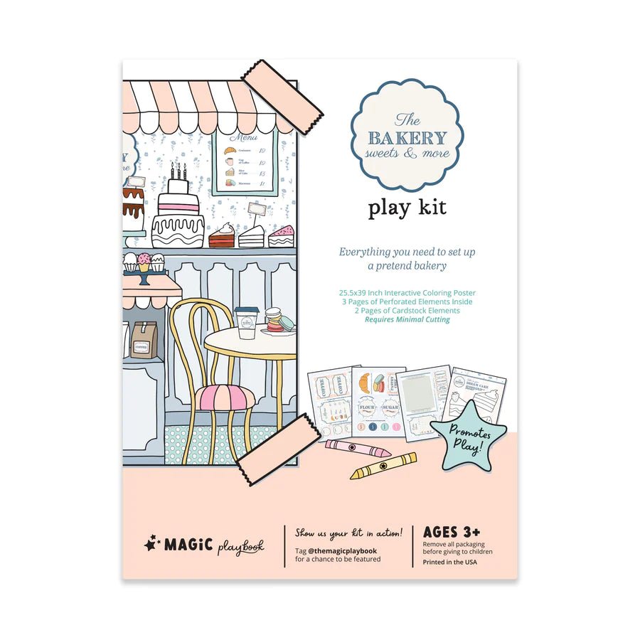 MAGIC PLAYBOOK | PRETEND PLAY BAKERY INSPIRED PLAY KIT by MAGIC PLAYBOOK - The Playful Collective