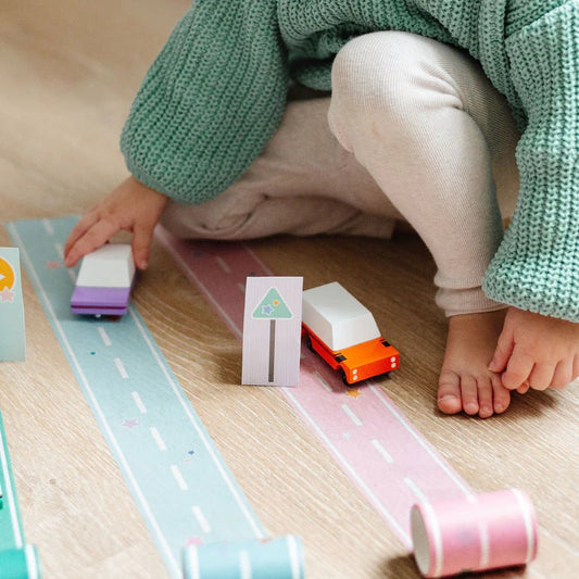 MAGIC PLAYBOOK | PRETEND PLAY PASTEL COLOURED ROAD TAPE (SET OF 4) by MAGIC PLAYBOOK - The Playful Collective