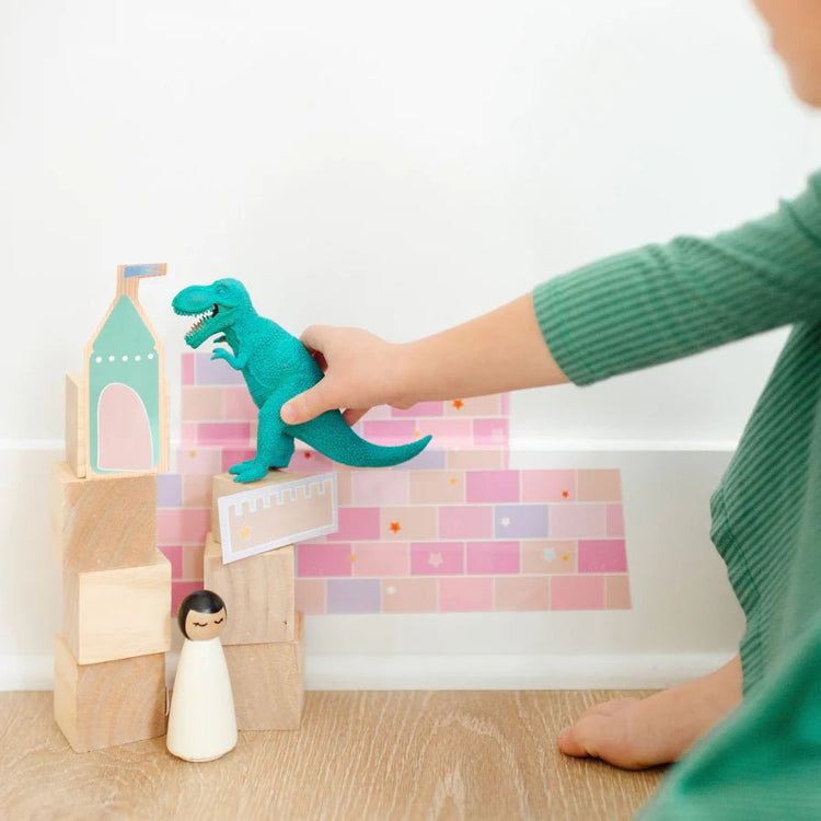 MAGIC PLAYBOOK | PRETEND PLAY PINK BRICK SCENE TAPE by MAGIC PLAYBOOK - The Playful Collective