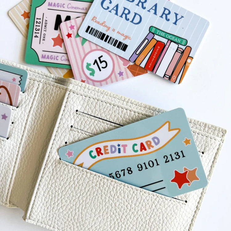 MAGIC PLAYBOOK | PRETEND PLAY WALLET & CREDIT CARD SET by MAGIC PLAYBOOK - The Playful Collective