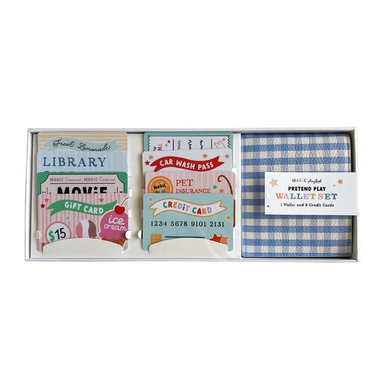 MAGIC PLAYBOOK | PRETEND PLAY WALLET & CREDIT CARD SET by MAGIC PLAYBOOK - The Playful Collective