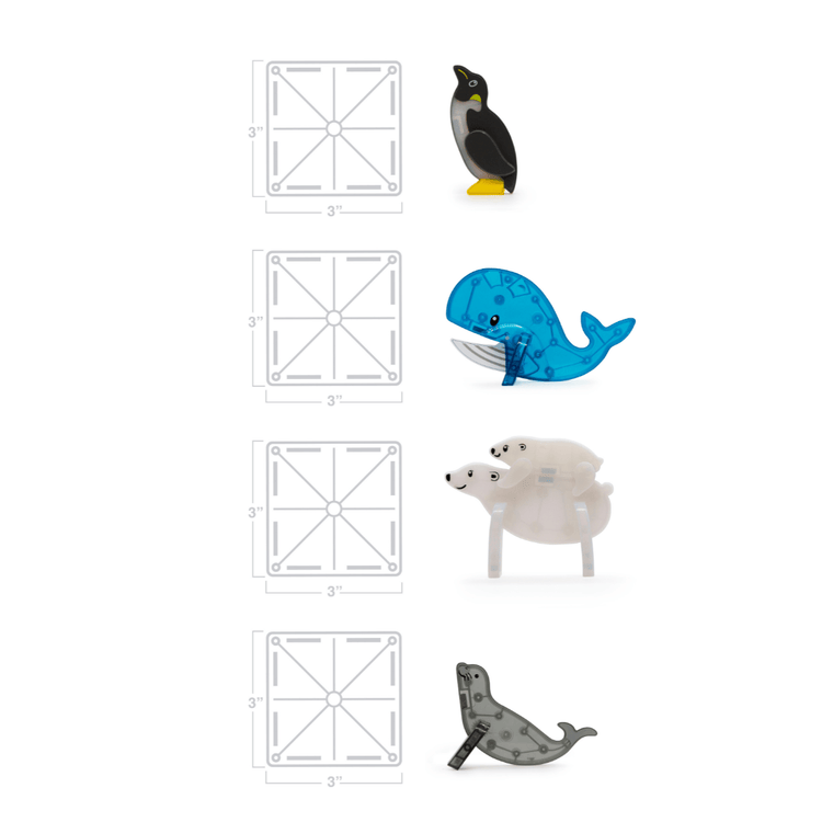 MAGNA-TILES | ARCTIC ANIMALS - 25 PIECE SET by MAGNA-TILES - The Playful Collective