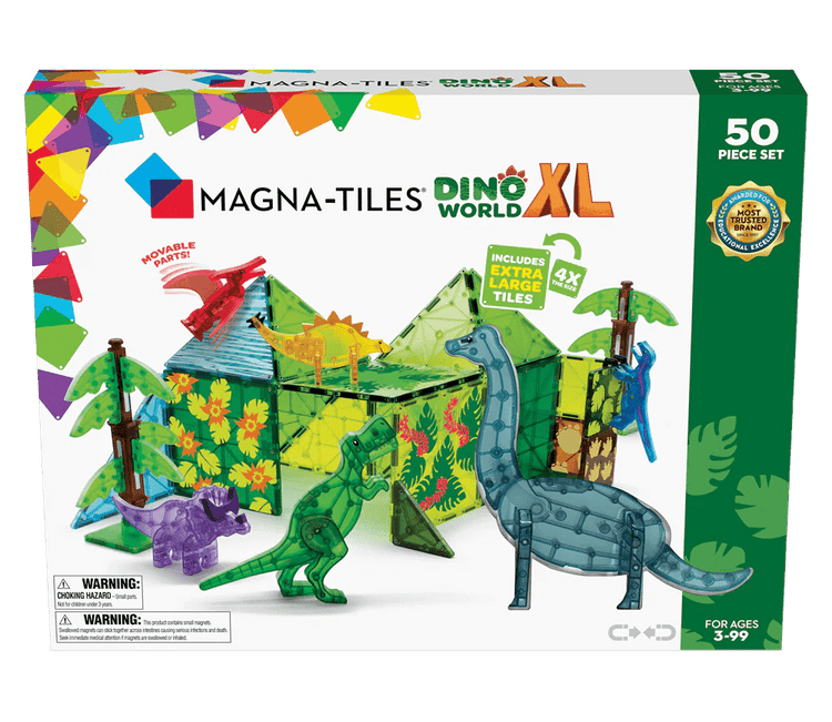 MAGNA-TILES | DINO WORLD XL - 50 PIECE SET *COMING SOON* by MAGNA-TILES - The Playful Collective