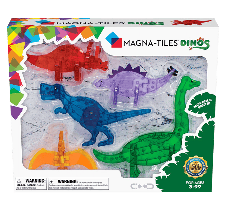 MAGNA-TILES | DINOS - 5 PIECE SET *COMING SOON* by MAGNA-TILES - The Playful Collective