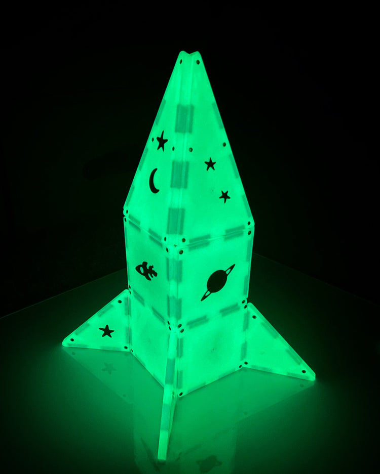 MAGNA-TILES | GLOW - 16 PIECE SET by MAGNA-TILES - The Playful Collective