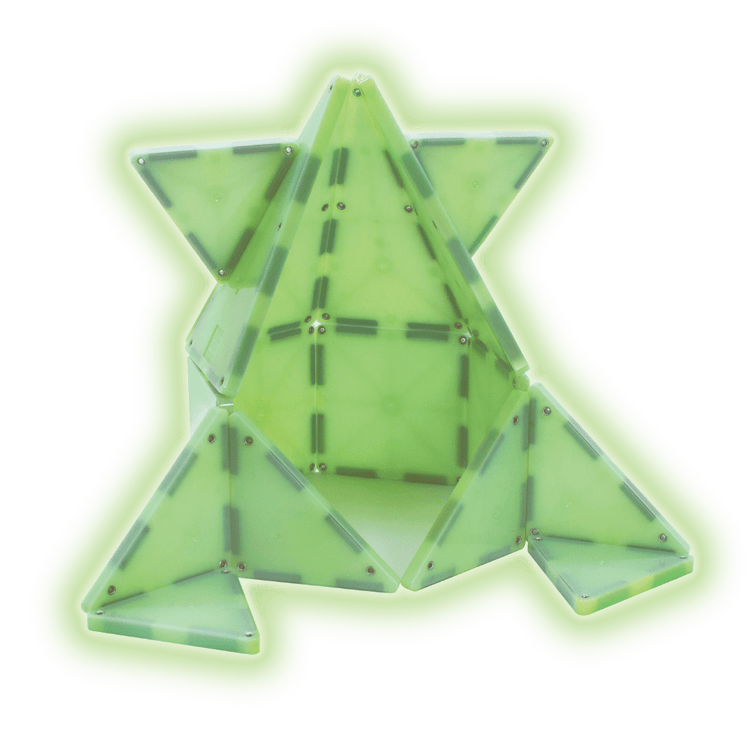 MAGNA-TILES | GLOW - 16 PIECE SET by MAGNA-TILES - The Playful Collective