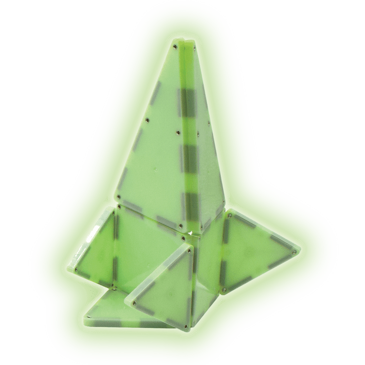 MAGNA-TILES | GLOW - 16 PIECE SET by MAGNA-TILES - The Playful Collective