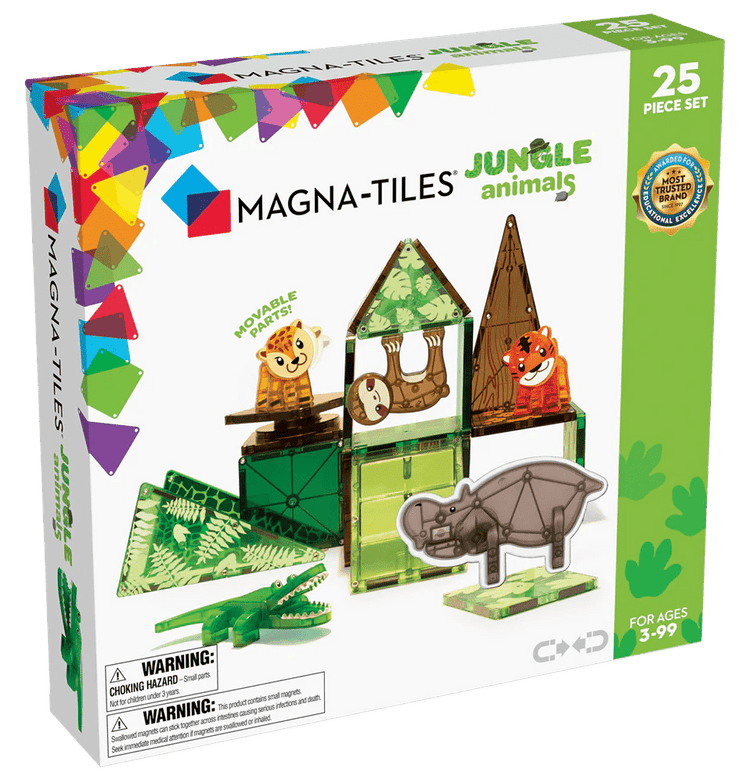 MAGNA-TILES | JUNGLE ANIMALS - 25 PIECE SET *COMING SOON* by MAGNA-TILES - The Playful Collective