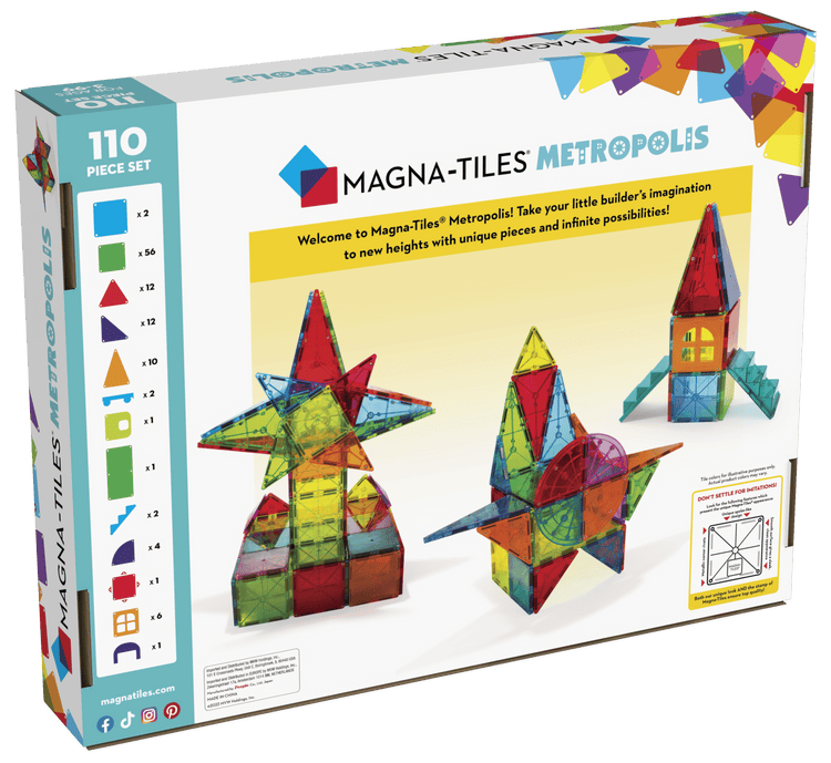 MAGNA-TILES | METROPOLIS - 110 PIECE SET by MAGNA-TILES - The Playful Collective