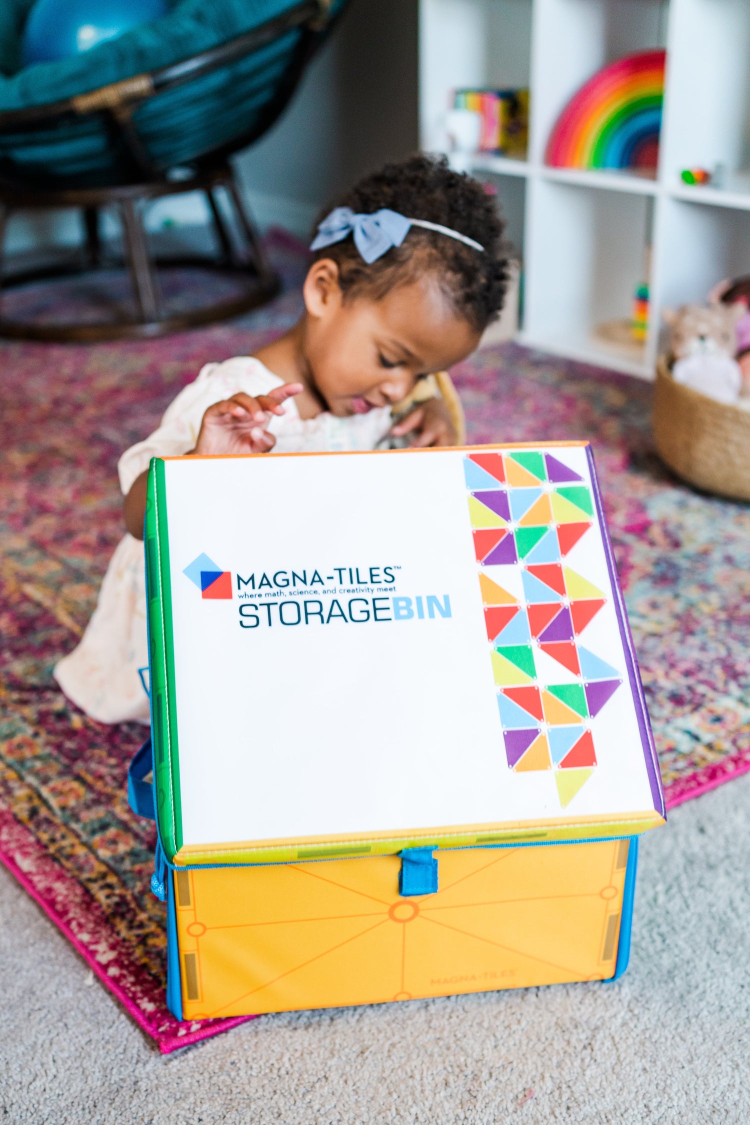 MAGNA-TILES | STORAGE BIN & INTERACTIVE PLAY MAT by MAGNA-TILES - The Playful Collective