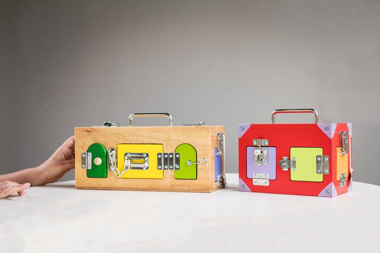MAMAGENIUS | ORIGINAL LOCK ACTIVITY BOX by MAMAGENIUS - The Playful Collective
